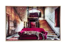 Coco Maison Lazy Cheetah schilderij 140x90cm wanddecoratie